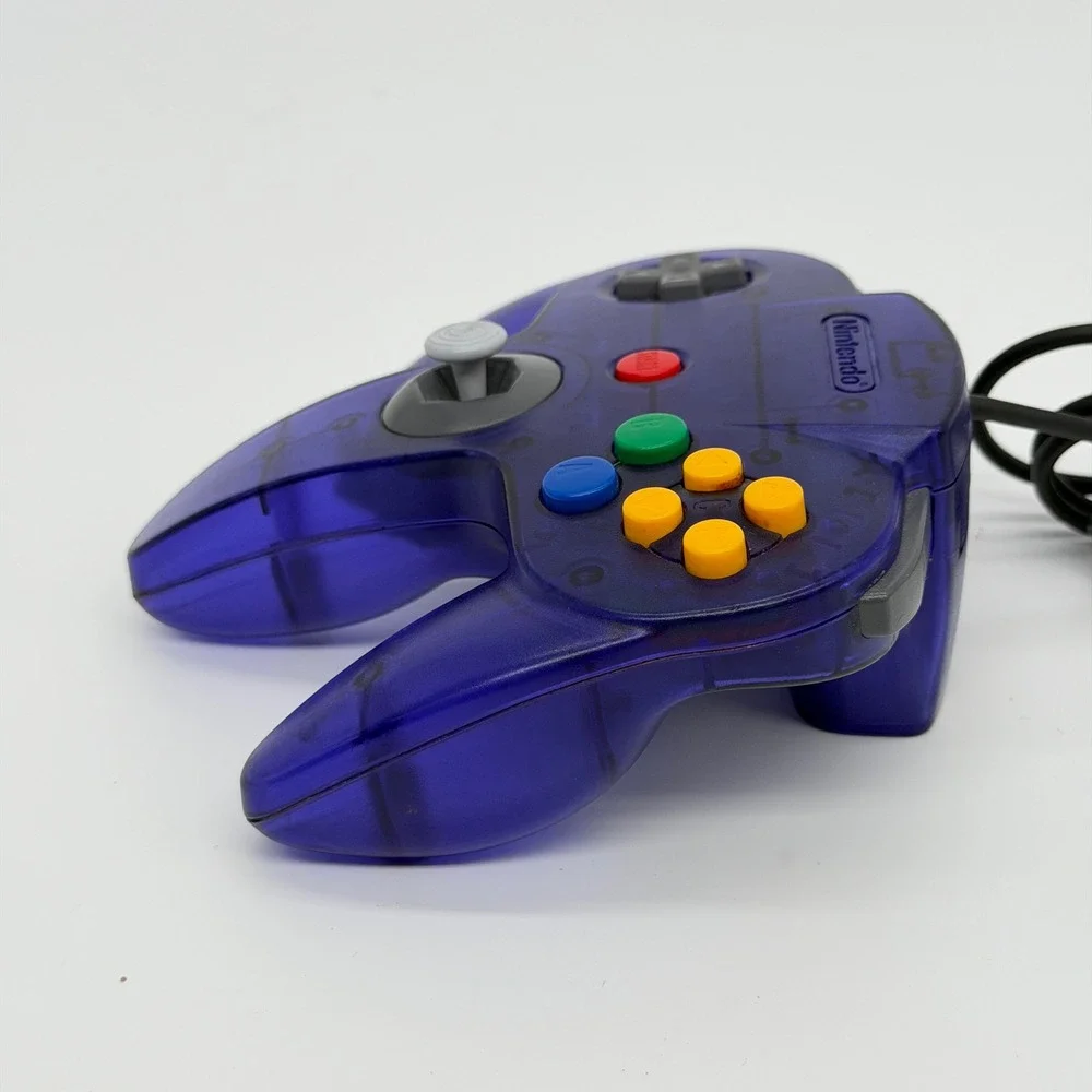 Nintendo 64 Controller Grape Purple Funtastic Series OEM N64 NUS-005 Translucent